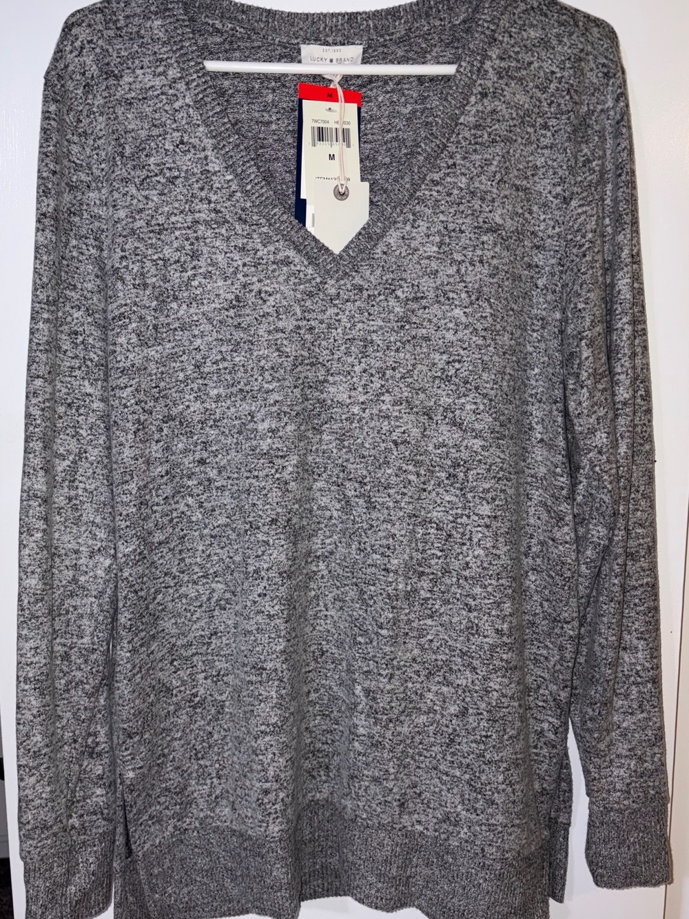 Lucky Brand V-Neck Tunic Sweater